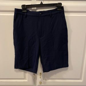 Greg Norman Navy Blue Golf Flat Front Casual Shorts Men’s Size 30